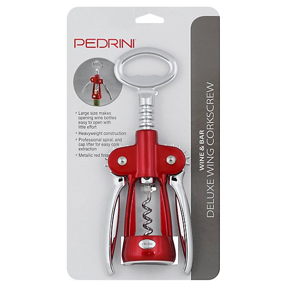 Ped Deluxe Corkscrew Red - Each