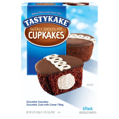 Tastykake Swirly Chocolate Cupkakes - 6 Count - Image 3