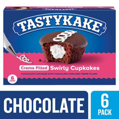 Tastykake Swirly Chocolate Cupkakes - 6 Count - Image 2