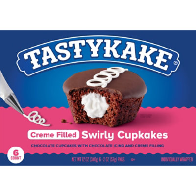 Tastykake Swirly Chocolate Cupkakes - 6 Count - Image 3