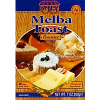 Paskesz Melba Toast Sesame - 7 Oz - Image 2
