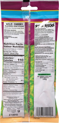 Paskesz Candy  Sour Stick Wild Cherry - 3.5 Oz - Image 6