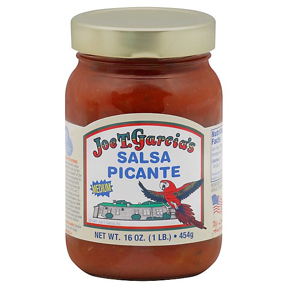 Joe T. Garcias Salsa Picante Medium Jar - 16 Oz