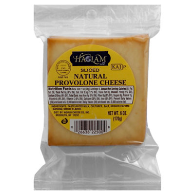 Haolam Provolone Sliced Cheese - 6 Oz - Image 1