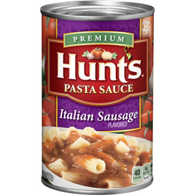 Hunts Pasta Sauce Italian Sausage Flavored Can - 24 Oz