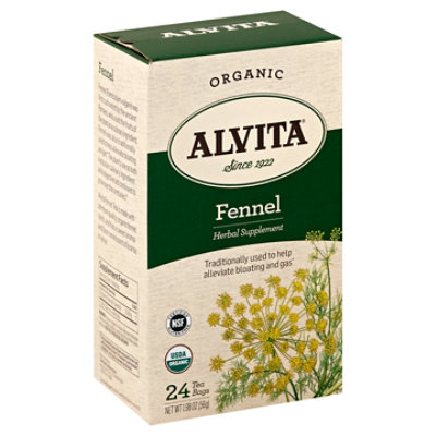 Alvita Tea Organic Fennel Tea Bags - 24 Count - Randalls