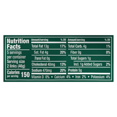 Eckrich Smok-Y Cheddar Breakfast Smoked Sausage Links - 8.3 Oz - Image 3