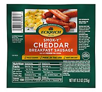Eckrich Smok-Y Breakfast Sausage With Cheese - 8.3 Oz