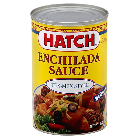HATCH Sauce Enchilada Gluten Free Tex-Mex Medium Can - 15 Oz