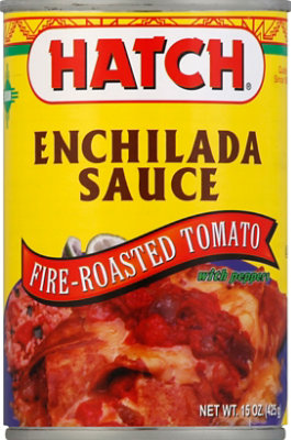 HATCH Select Sauce Enchilada Fire-Roasted Tomato Medium Can - 15 Oz - Image 2