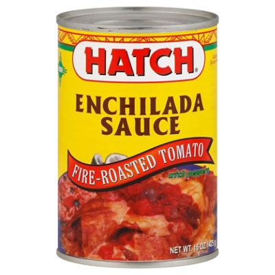 HATCH Select Sauce Enchilada Fire-Roasted Tomato Medium Can - 15 Oz - Image 1