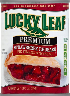 Lucky Leaf Fruit Filling & Topping Premium Strawberry Rhubarb - 21 Oz - Image 2