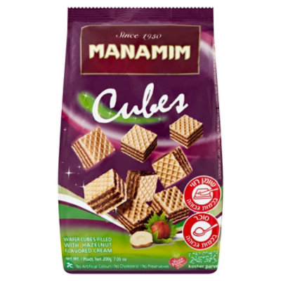 Manamit Wafer Hazelnut Cubites - 7.05 Oz - Image 1