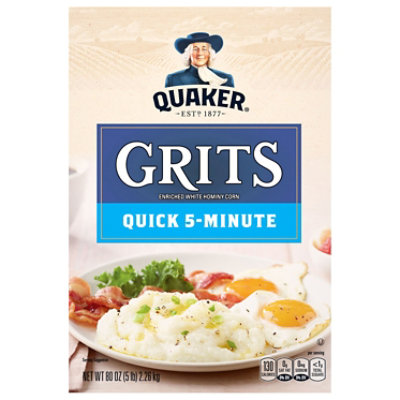 Quaker Grits Quick 5 Minute - 80 Oz - Image 1