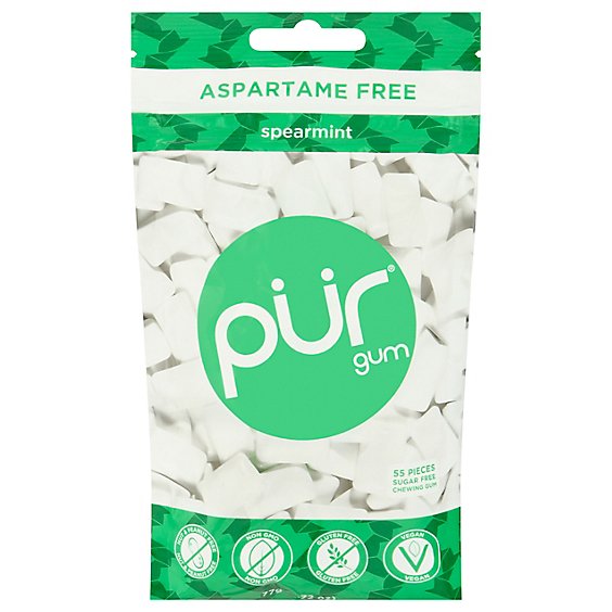 Prgum Gum Spearmint Sugar-Free 60 Piece - 2.82 Oz