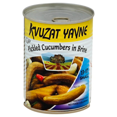 Kvuzat Yavne Can Sm Cucum Brine - 19 Oz - Image 1