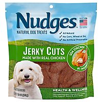 Nudges Natural Dog Treats Health & Wellness Jerky Cuts Made With Real Chicken Pouch - 16 Oz - Image 3