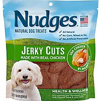 Nudges Natural Dog Treats Health & Wellness Jerky Cuts Made With Real Chicken Pouch - 16 Oz - Image 2