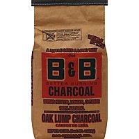 B&B Oak Lump Charcoal - 10 Lb - Image 2