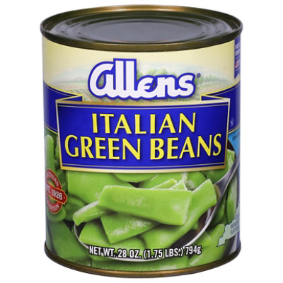 Allens Green Beans Cut Italian - 28 Oz
