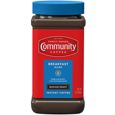 Community Coffee Coffee Instant Medium Roast Breakfast Blend - 7 Oz - Image 2