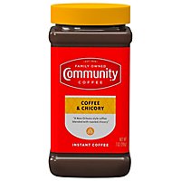 Community Coffee Coffee & Chicory Instant Medium-Dark Roast - 7 Oz - Image 1