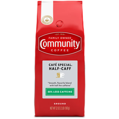 Community Coffee Coffee Ground Half-Caff - 12 Oz - Image 1