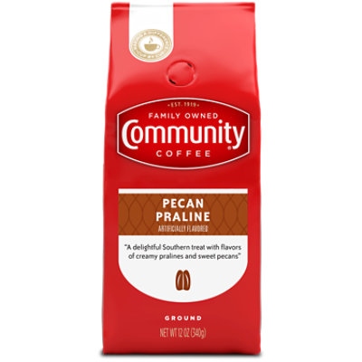 Community Coffee Coffee Ground Pecan Praline - 12 Oz - Image 1
