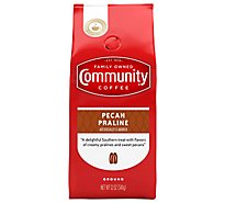 Community Coffee Coffee Ground Pecan Praline - 12 Oz