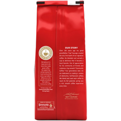 Community Coffee Coffee Ground Medium Dark Roast Cafe Special - 32 Oz - Image 3