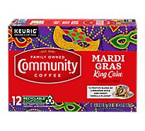 Community Coffee Coffee K-Cup Pods Carnival Cake - 12 Count