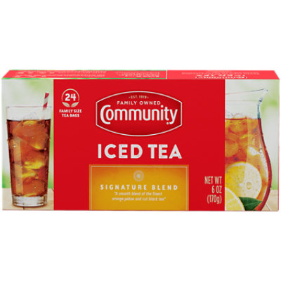 Community Coffee Black Tea Orange Pekoe and Pekoe Cut - 24 Count - Image 1