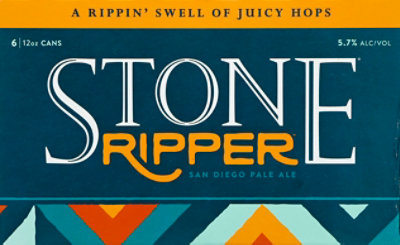 Stone Beer Pale Ale San Diego Ripper - 6-12 Fl. Oz. - Image 2