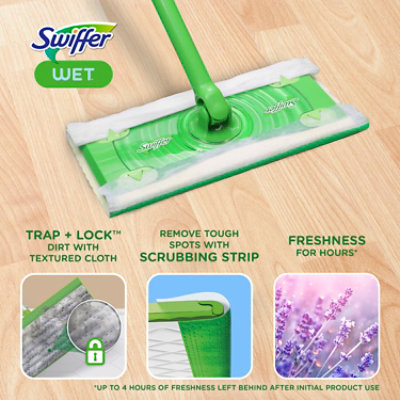 Swiffer Sweeper Wet Mopping Cloths With Febreze Freshness Lavender Vanilla & Comfort - 24 Count - Image 2