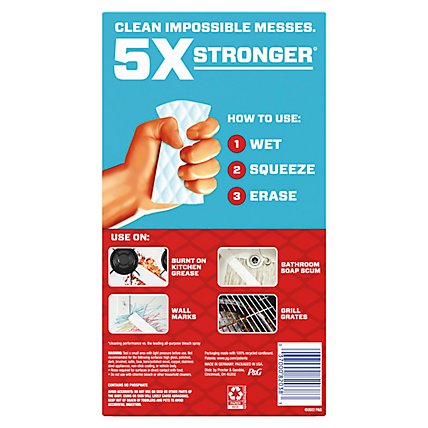 Mr. Clean Magic Eraser Cleaning Pads Extra Durable With Durafoam - 4 Count - Image 3