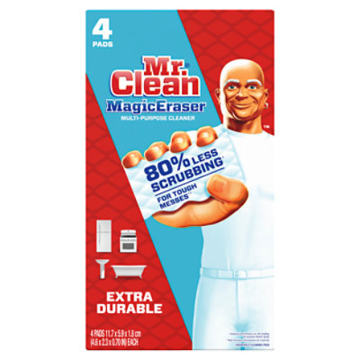 Mr. Clean Magic Eraser Cleaning Pads Extra Durable With Durafoam - 4 Count - Image 1