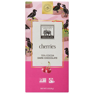 Endan Chocolate Bar Dark Cherries - 3.0 Oz - Image 1