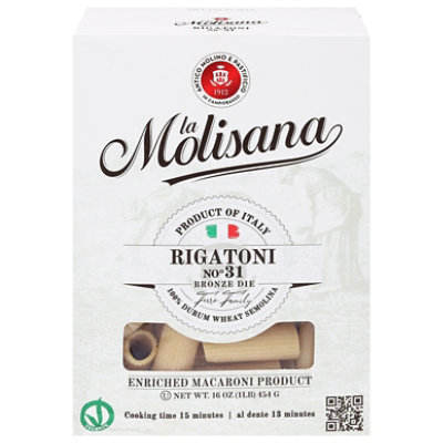 La Molisana Pasta Rigatoni 31B - 16 Oz - Image 2