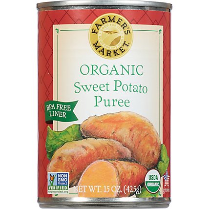 Farmers Market Organic Puree Sweet Potato - 15 Oz - Image 2