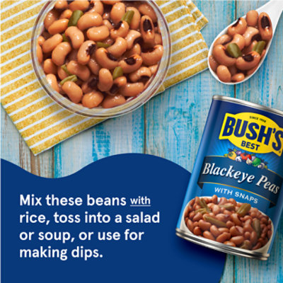 Bush's Blackeye Peas with Snaps - 15.8 Oz - Image 2