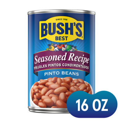 Bush's Seasoned Recipe Pinto Beans - 16 Oz - Image 1