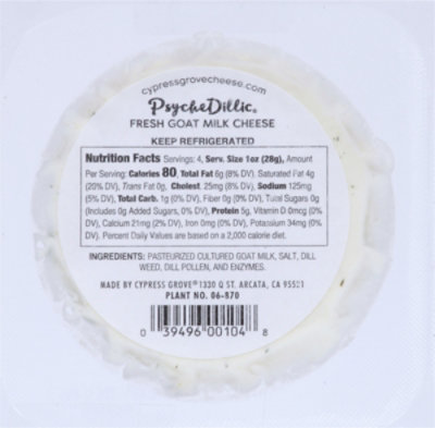 Cypress Grove Psychedillic Goat Cheese - 4 Oz - Image 6