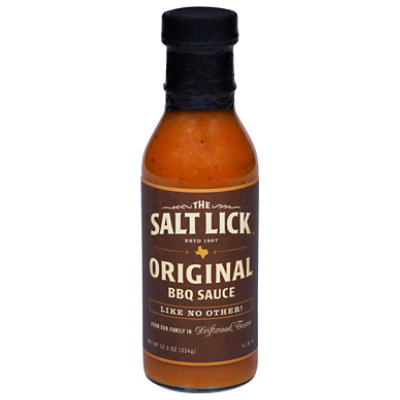 Salt Lick Sauce Bar-B-Que Original Recipe - 12 Oz - Image 2