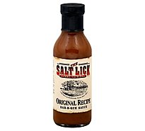 Salt Lick Sauce Bar-B-Que Original Recipe - 12 Oz