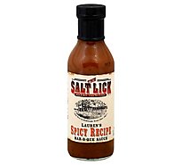The Salt Lick Sauce Bar-B-Que Laurens Spicy Recipe - 12 Fl. Oz.