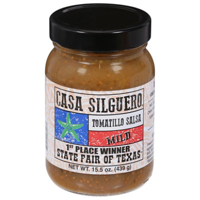 Casa Silguero Salsa Tomatillo Mild Jar - 16 Oz - Image 3