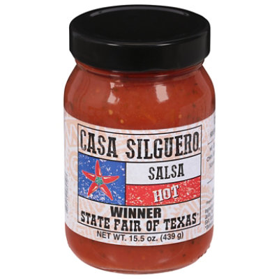 Casa Silguero Salsa Hot Jar - 16 Oz - Image 1