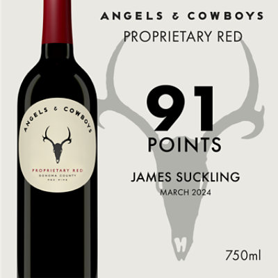 Angels & Cowboys Proprietary Red Wine Blend - 750 Ml - Image 3