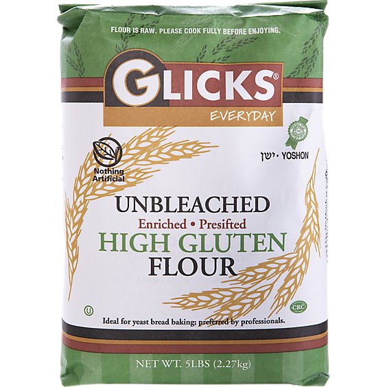 Glicks Flour  High Gluten - 5 Lb