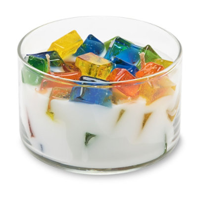 Pineapple Rum Splash Two Wick Color Bowl Candle - 9 Oz